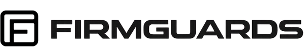FirmGuards black logo for premium micro EDC gear and organizers